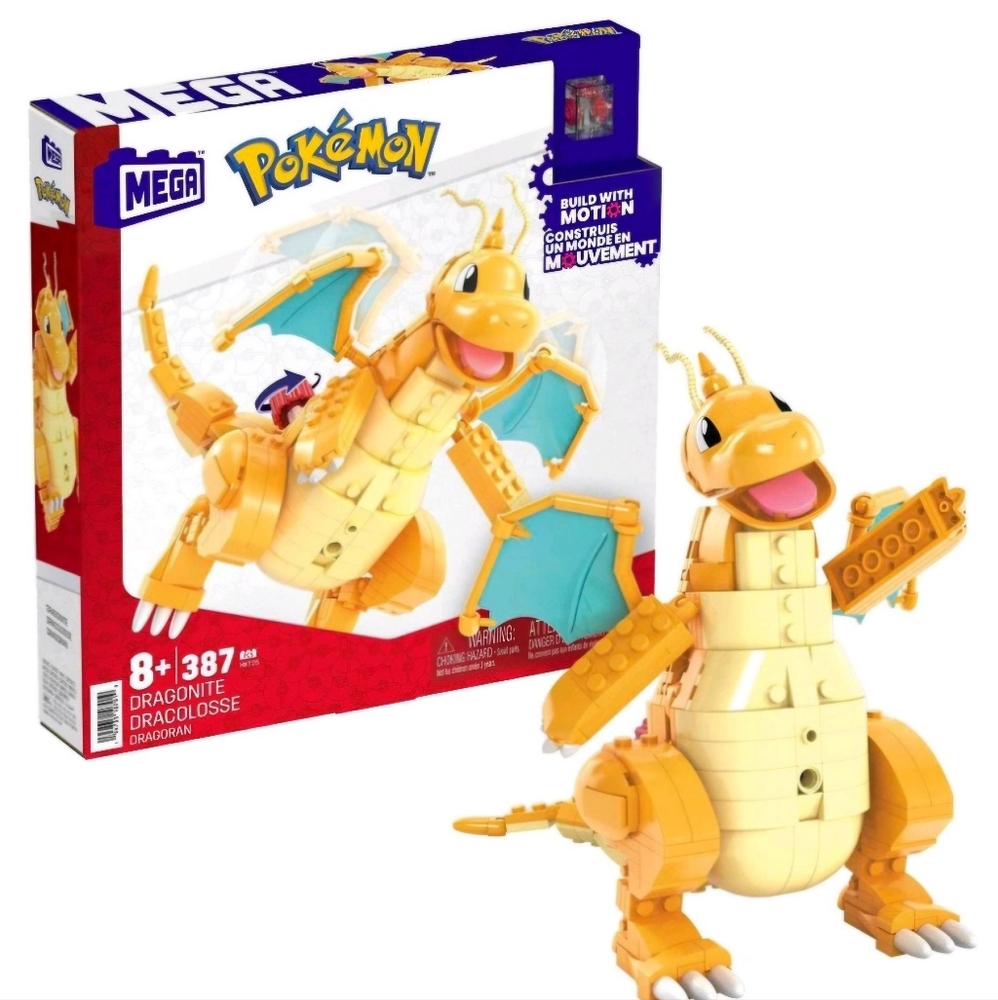 NIB Mattel MEGA Pokémon Deagonite Building Block Set